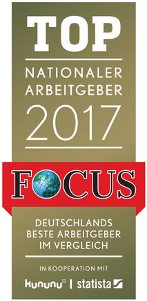 FOCUS TOP NATIONALER ARBEITGEBER 2017