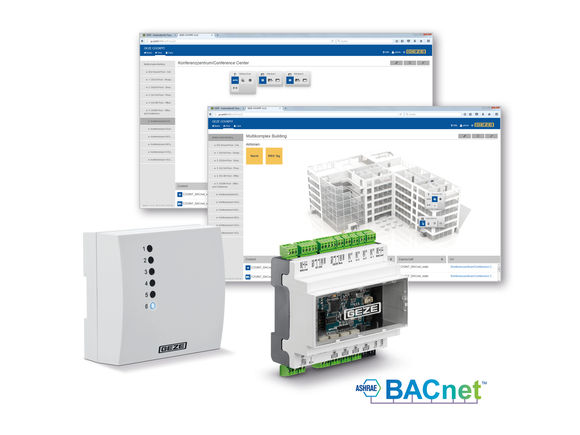 GEZE Cockpit and IO 420 BACnet interface module