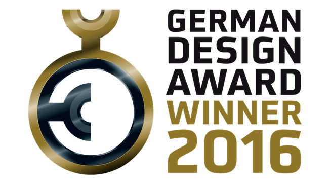 O GEZE ActiveStop foi duas vezes premiado pelo seu impressionante design. O inovador amortecedor da porta recebeu o German Design Award em 2016. O prémio de renome internacional foi atribuído pelo Conselho de Design alemão, a autoridade alemã para as marcas e o design.