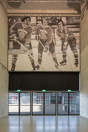 TS 5000 L-ISM VPK Installation situation TS 5000 L-ISM VPK in the Tissot arena, Biel.