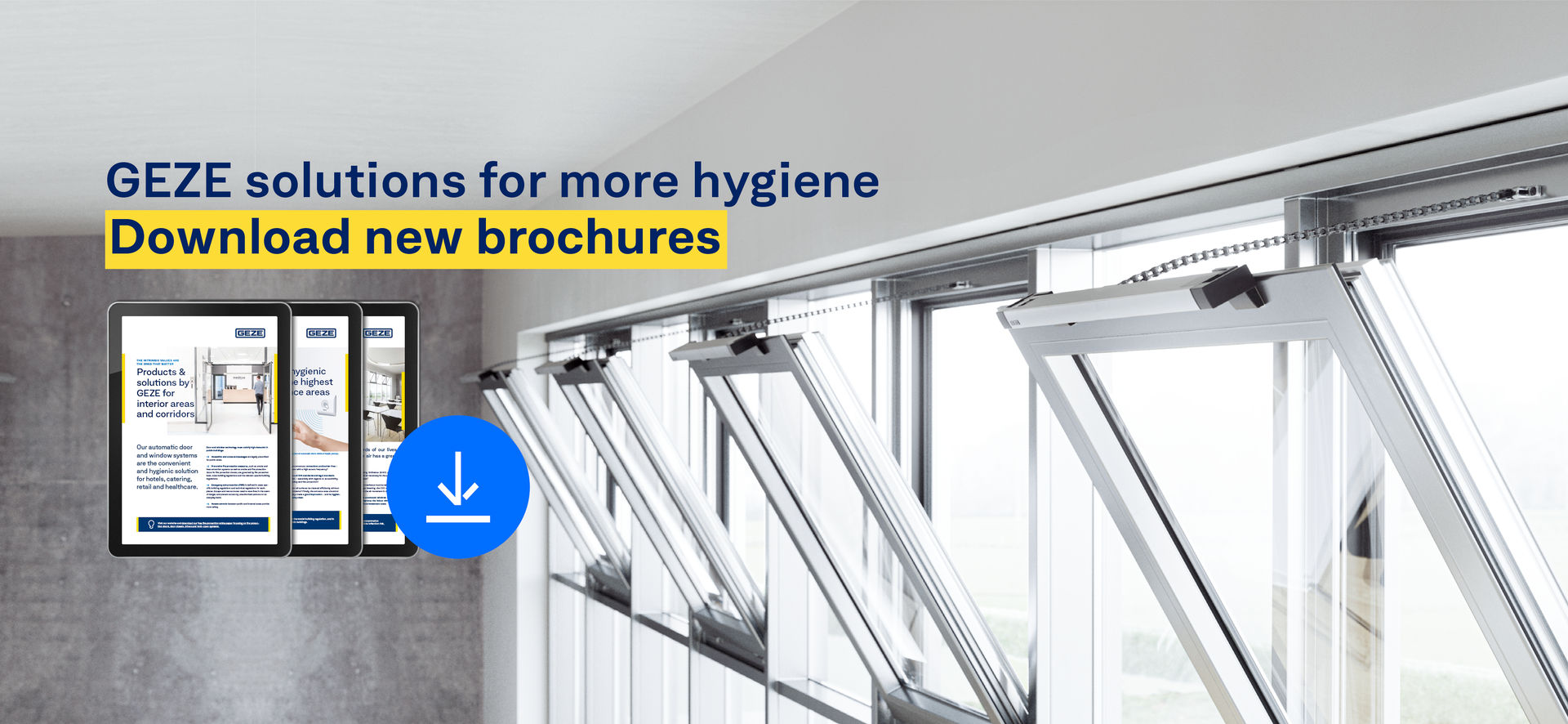 Improve hygiene measures in your building and discover the latest solutions in our new brochure here. 