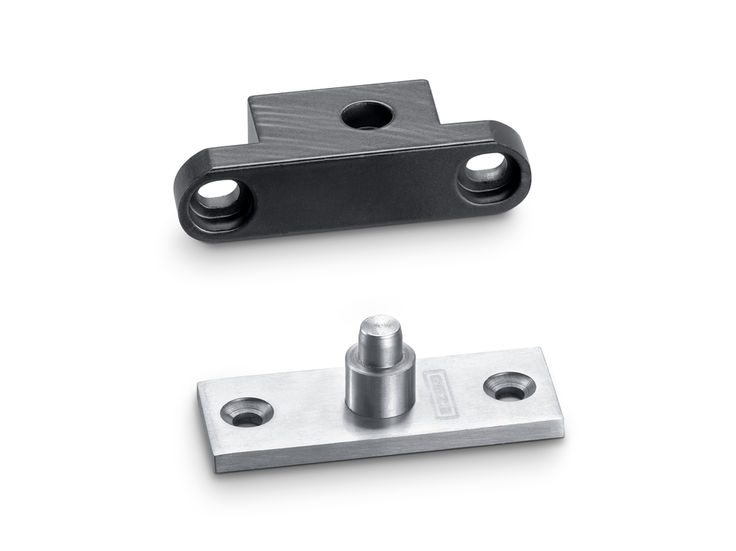 cuscinetto pivot Patch Fittings con asse a perno tondo 