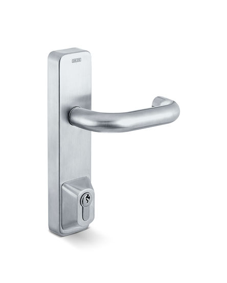 Outside escutcheon lever trim SSS As part of the GEZE door hardware portfolio