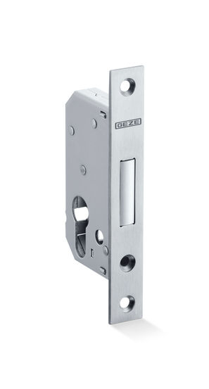 GEZE Lock ML NDL S 35 Narrow stile mortice small dead lock with mounting accessories and strike plate