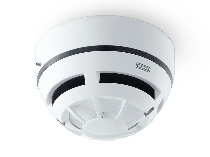 GC 172 rilevatore fumo wireless a soffitto, GC 173 rilevatore temperatura wireless Rilevatore radio per il collegamento wireless al modulo radio GC 171