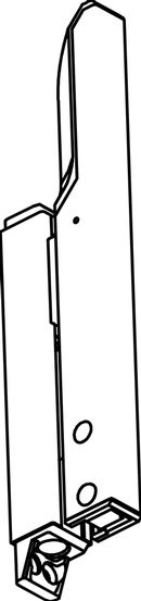 Poignée de manœuvre, course 42 mm 