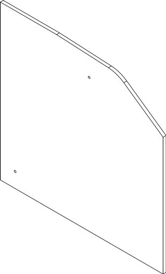 !Set stirnseitige Abdeckung¬Wandwinkel verdeckt Perlan mit¬10 mm Distanz! 