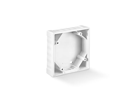 Surface mounting frame for an access control system Surface mounting installation is the name for installations that are not in the flush-mounted installation.