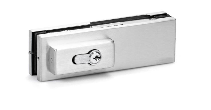 GEZE Glass Fitting PL 50 Cerradura de suelo sin cilindro de cierre
