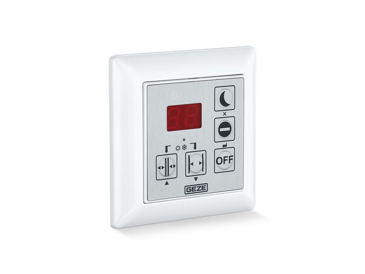 Selector de funciones con display DPS Selector de funciones para parametrización, puesta en marcha y selección del estado de funcionamiento de puertas automáticas