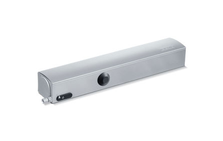 GEZE TS 4000 E-IS KM BG Closer Main body for overhead door closer with link arm EN 1-6 with electric hold-open device and closing sequence control