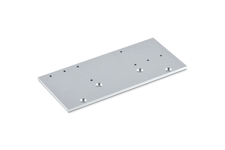 Plaque de fixation pour porte demi-cintre 