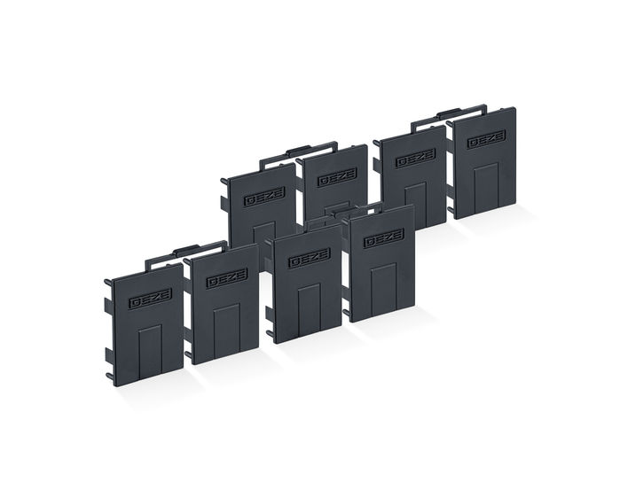 Set de embellecedores laterales para pinza de vidrio 30 mm 