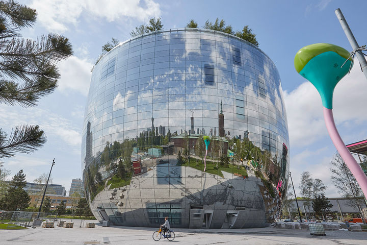 Buitenaanzicht van het museum Boijmans Van Beuningen