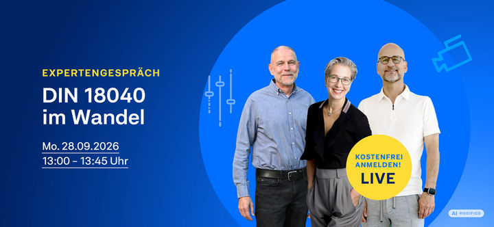 Landingpage Expertengespräch DIN 18040