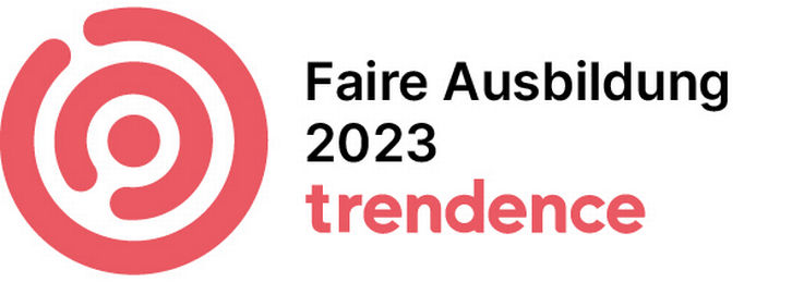 The trendence study shows: our training programme is better than average and surpasses the expectations of our apprentices/dual studies students.