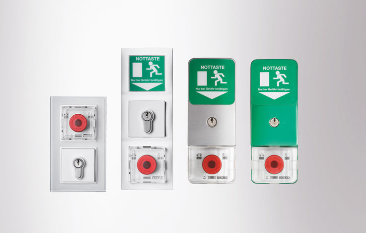 Parte del sistema de salida de emergencia GEZE: Dispositivo de control de puerta GEZE TZ 320 