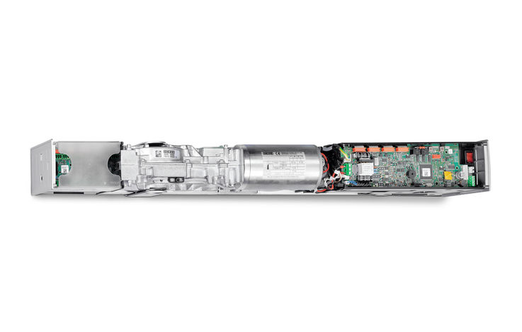 Electromechanical swing door drive 1-leaf and 2-leaf Single-action doors