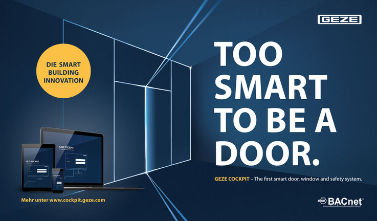 Das neue BACnet-Gebäudeautomationssystem GEZE Cockpit macht Gebäude wirklich smart.