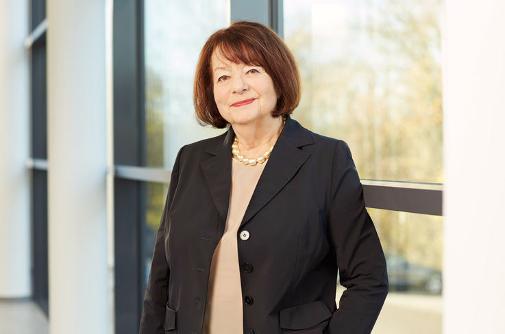 Brigitte Vöster-Alber est la PDG de GEZE GmbH depuis 1968. Image : Karin Fiedler pour GEZE GmbH