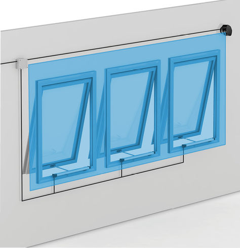 Sistem de siguranță pentru ferestre cu scaner cu laser GEZE LZR®- i100