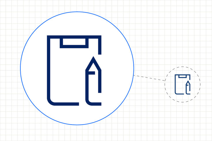 Gestaltungsprinzip GEZE Icons