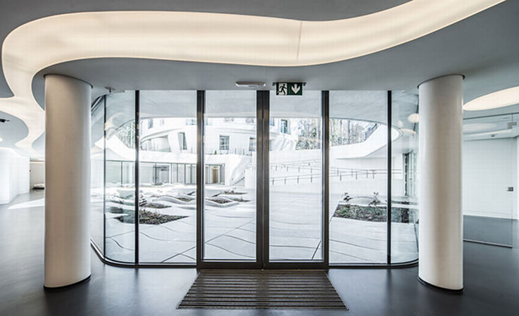Atmospheric image entrance area