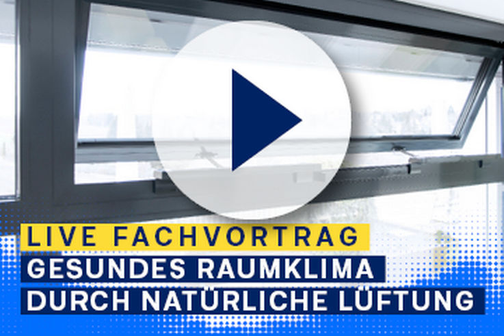 Automatisierte Fenster sorgen für komfortable natürliche Lüftung. 