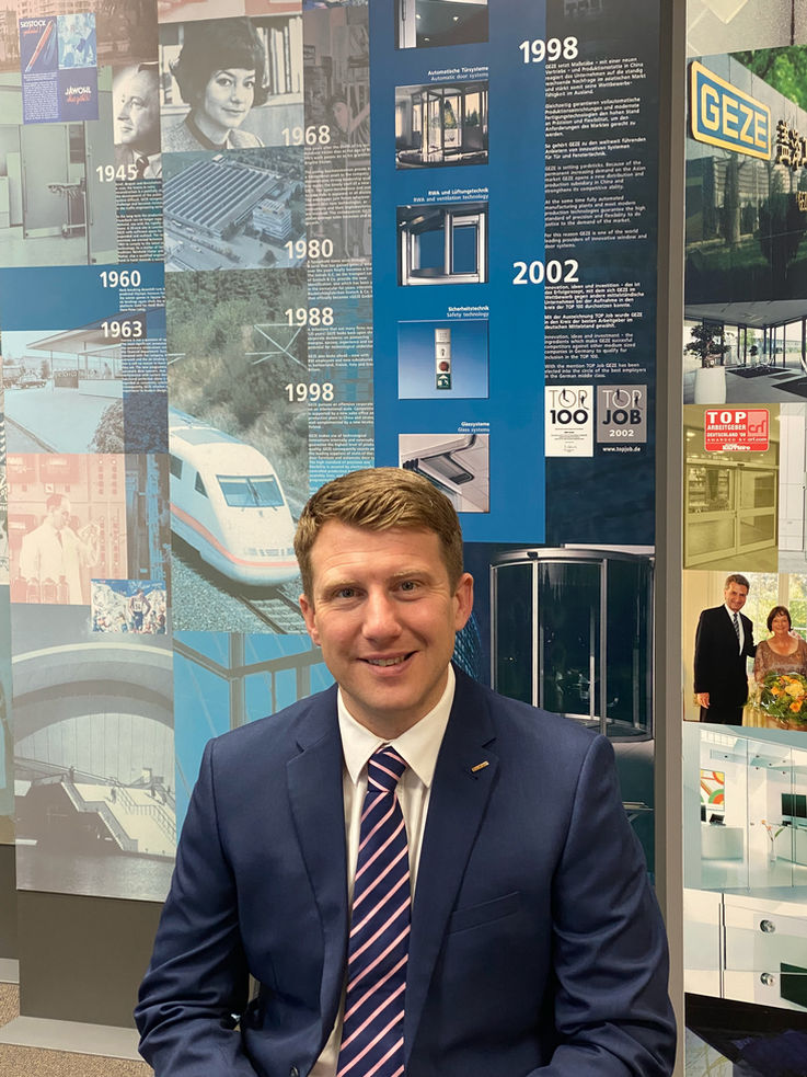 Matt Gregory, Specification Manager for the North, GEZE UK
