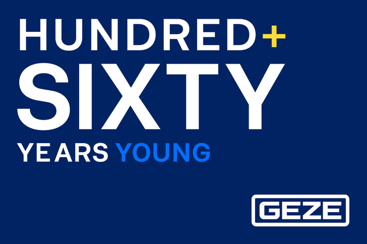 GEZE 160 ans logo anniversaire