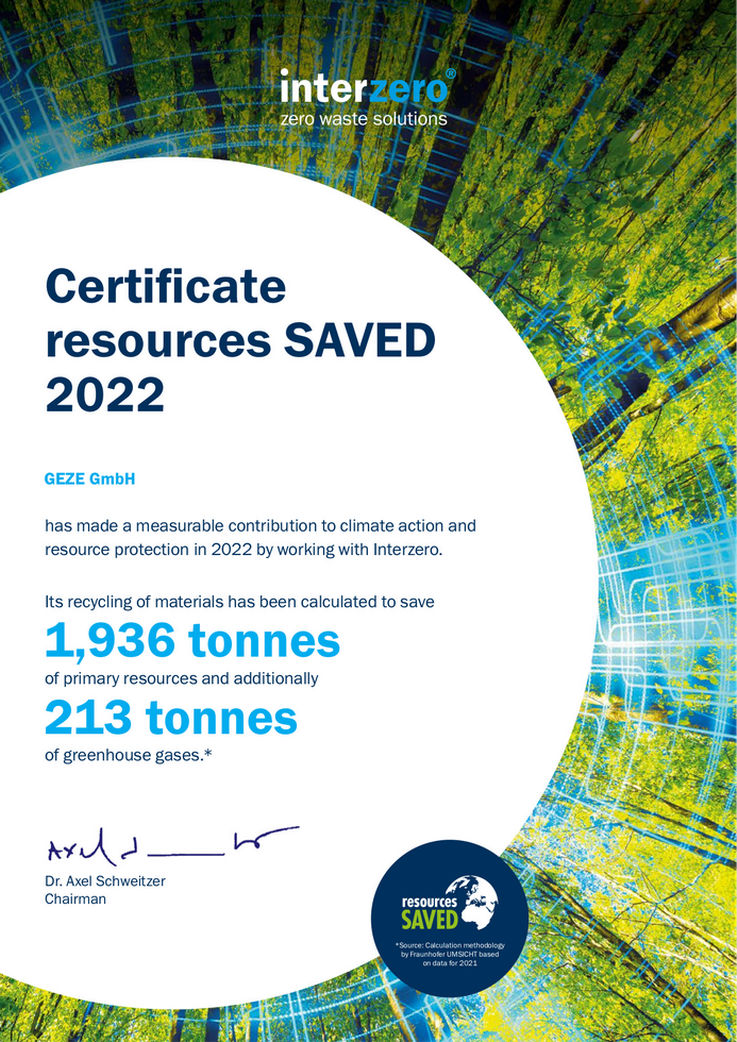 Recources saved certificate