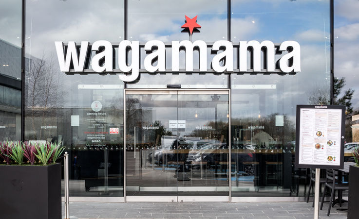 The Slimdrive SL NT blends in with the Wagamama shop design