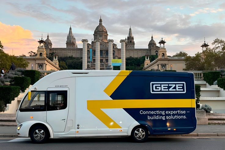 Showmobil en la ciudad de Barcelona.