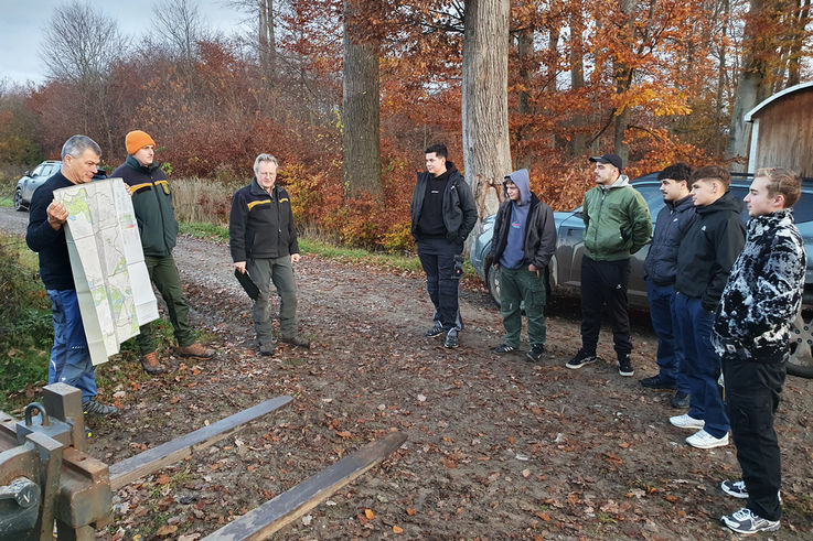 Azubi Baumpflanzaktion