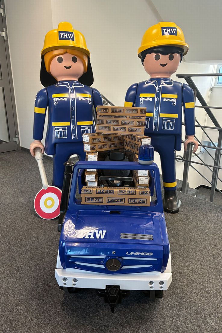 GEZE unterstützt THW Koblenz