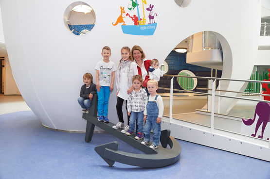 Dětská klinika Olgahospital je jedním z nejmodernějších pediatrických center v Evropě.