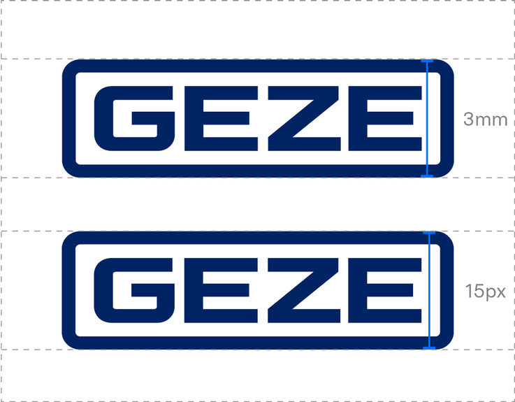 Nutzung des Logos: Mindestgröße