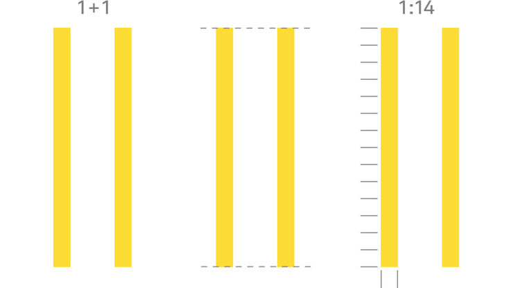 Gestaltungsprinzpien GEZE Corporate Design: Proportionen