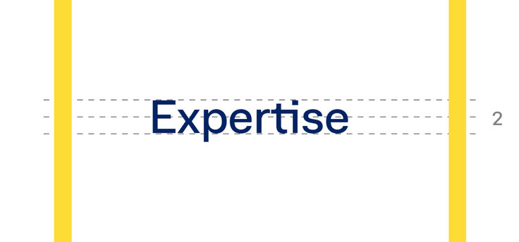 Gestaltungsprinzipien GEZE Corporate Design: Schriftgröße