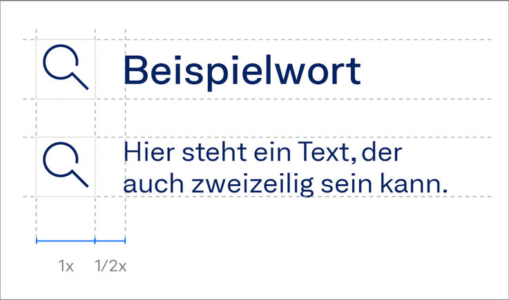 Gestaltungsprinzip GEZE Icons