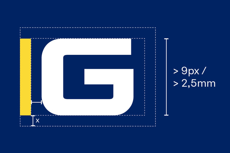 Brandportal Superzeichen Social Media Mobile App Größe