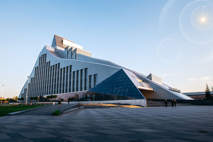 Lettlands nationalbibliotek i Riga