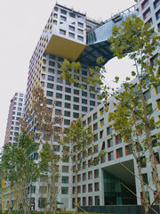 Exterior view of Grand MOMA in Peking.