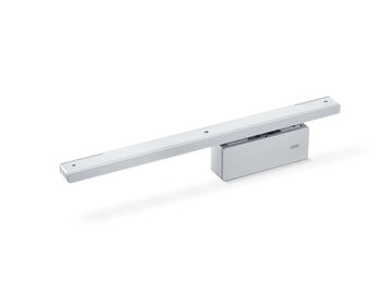 Enter your rooms more comfortably than ever before: The GEZE ActiveStop door damper can stop doors gently, close quietly and keep them open comfortably. It eliminates issues like slamming doors, trapped fingers and damage to doors or furniture.