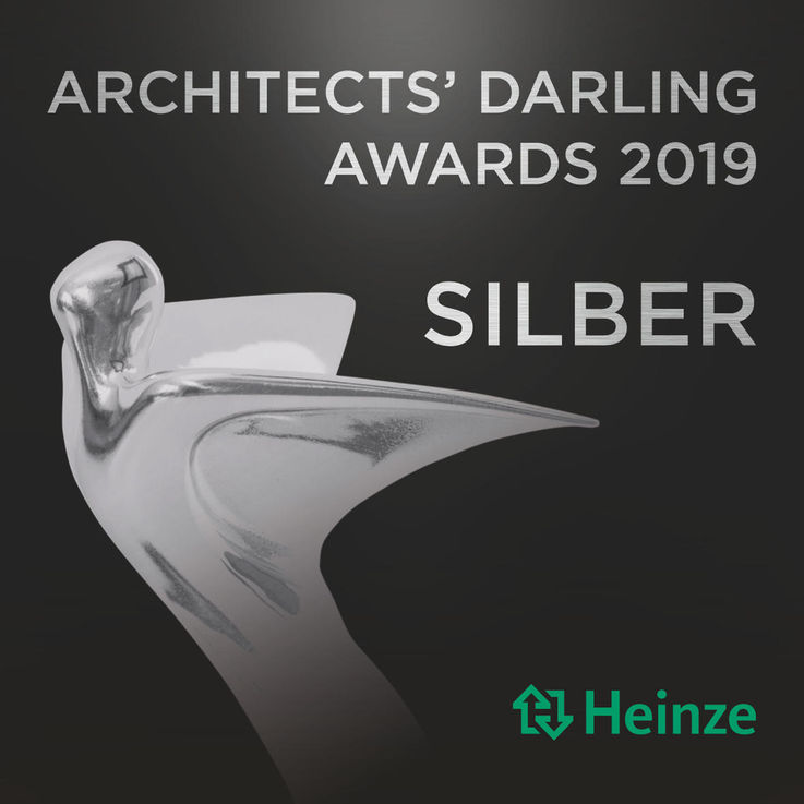 Onderscheiding Architects Darling 2019, zilver voor het bereik veiligheid en toegangscontrole.
