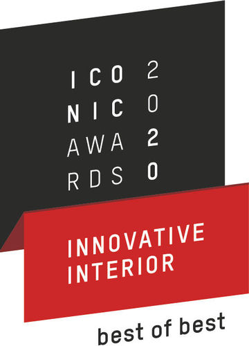 Label voor Iconic Award "best of best" 2020