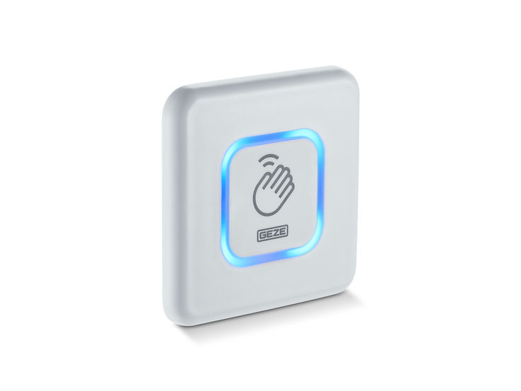 Product shot (1693629) - Manual, flush-mounted, blue