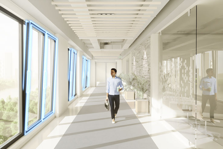  - With myGEZE Control, doors and windows can be integrated into all areas of building management
