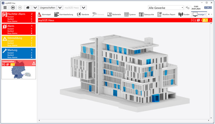 myGEZE Visu Dashboard