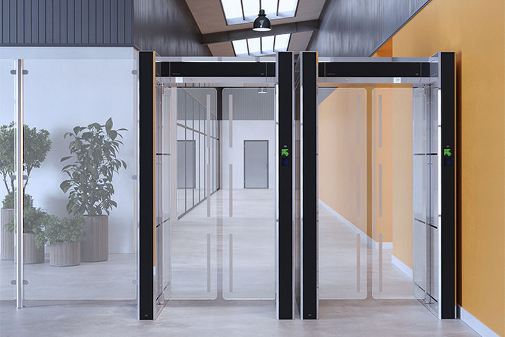 Full height range - These systems fulfil the highest safety requirements with flying colours. Intelligent sensors control access and open the passage only for authorised persons. Passage detection algorithms constantly monitor the flow of customers.